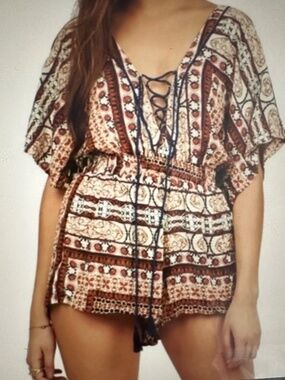 Cleo Bella Anthropologie Wesley Romper